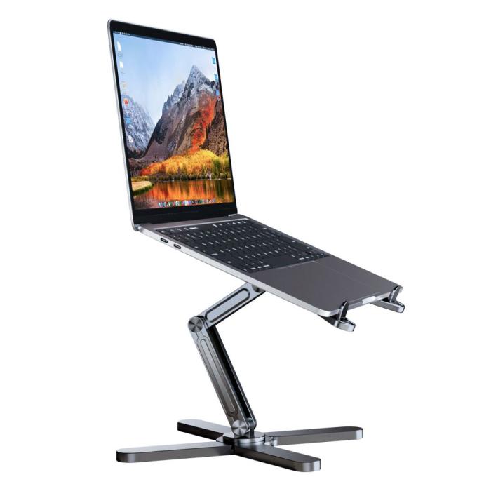 Bild 3, Tech-Protect Tech-Protect Laptop Stativ Justerbart Universal Silver