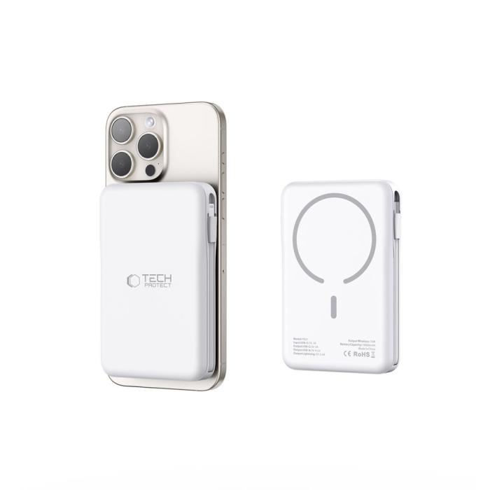 Bild 5, Tech-Protect Tech-Protect 10000 mAh MagSafe Powerbank LifeMag Vit