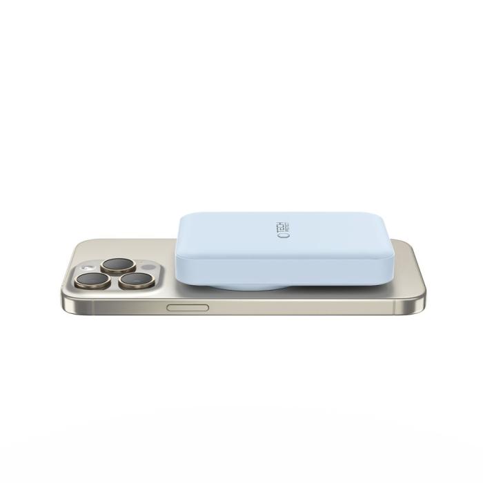 Bild 2, Tech-Protect Tech-Protect 10000 mAh MagSafe Powerbank LifeMag Blå