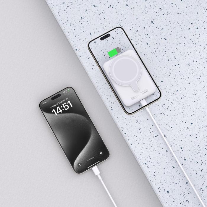Bild 5, Tech-Protect Tech-Protect 10000 mAh MagSafe Powerbank LifeMag Vit