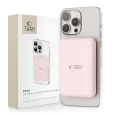 Tech-Protect Tech-Protect 5000 mAh MagSafe Powerbank LifeMag Rosa
