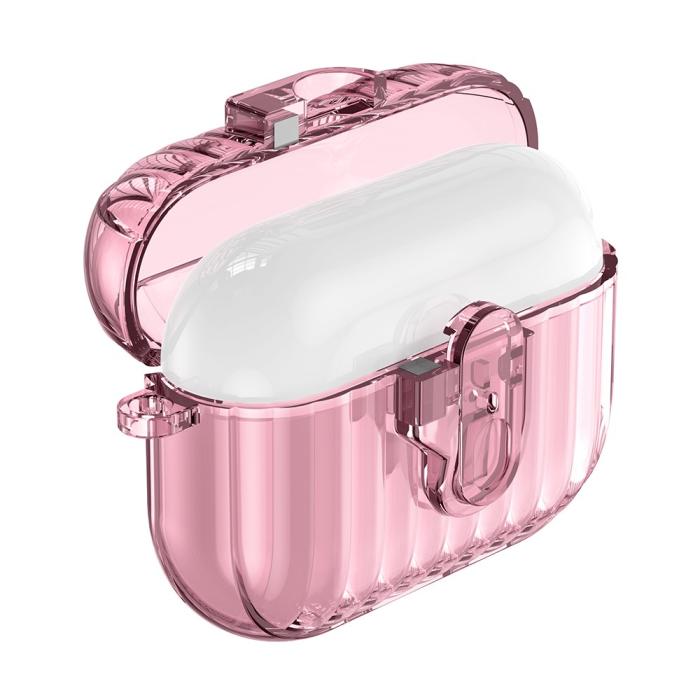 Bild 2,  AirPods Pro 3 Skal Hybrid Shell Texture Rosa