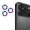 ENKAY ENKAY Phone 17 Pro Max / 17 Pro Linsskydd Härdat Glas Colorful