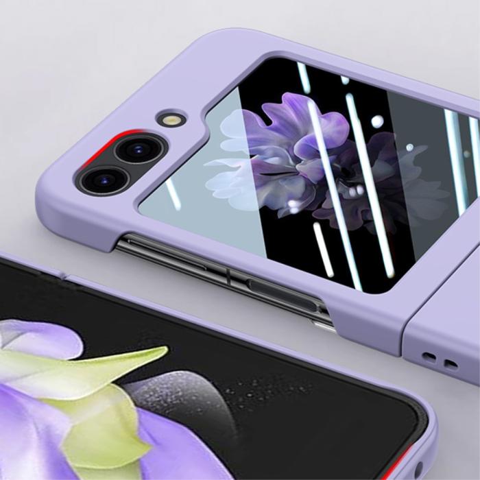 Bild 5,  Samsung Galaxy Z Flip 5 Skal Skin Touch Rosa