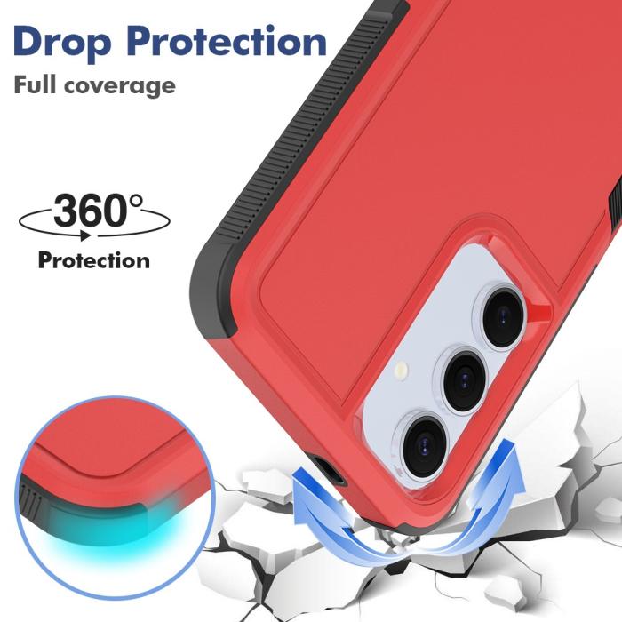 Bild 3,  Samsung Galaxy S25 Plus Skal Extreme Shockproof Röd