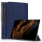  Samsung Galaxy Tab S9 Ultra Fodral Tri-Fold Mörk Blå