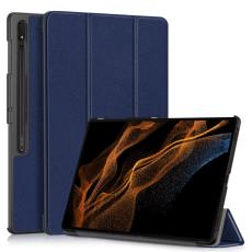  Samsung Galaxy Tab S9 Ultra Fodral Tri-Fold M&ouml;rk Bl&aring;