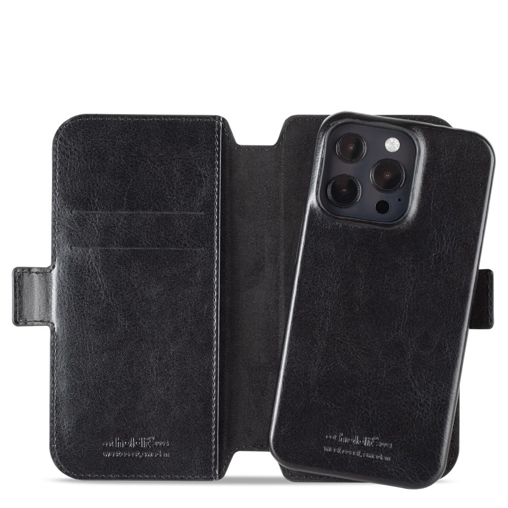 holdit holdit iPhone 13 Pro - Berlin 2in1 Magnet Fodral / Skal - Svart