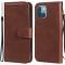  iPhone 13 Mini - Solid Läder Fodral - Brun
