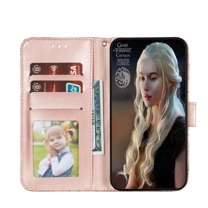 Bild 5,  Huawei P40 - Blommigt Mönster - Roséguld