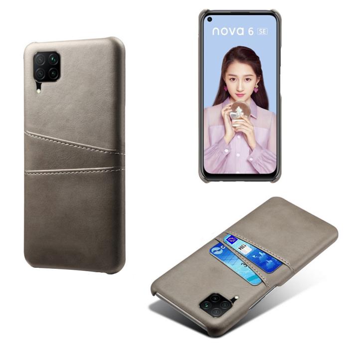 Bild 5,  Huawei P40 Lite - Skal med Kortfack - Grå