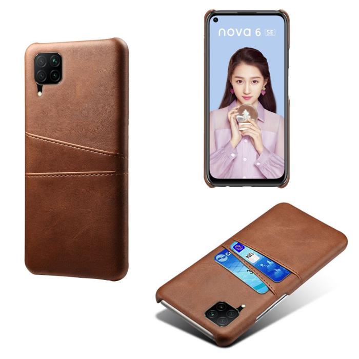 Bild 5,  Huawei P40 Lite - Skal med Kortfack - Brun