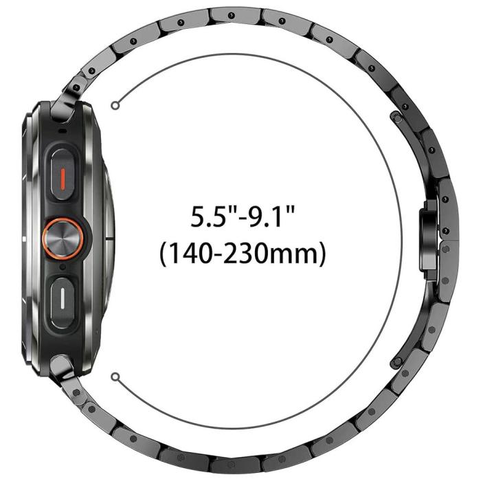 Bild 6,  Galaxy Watch Ultra (2025) / 47 mm Armband Metall Svart
