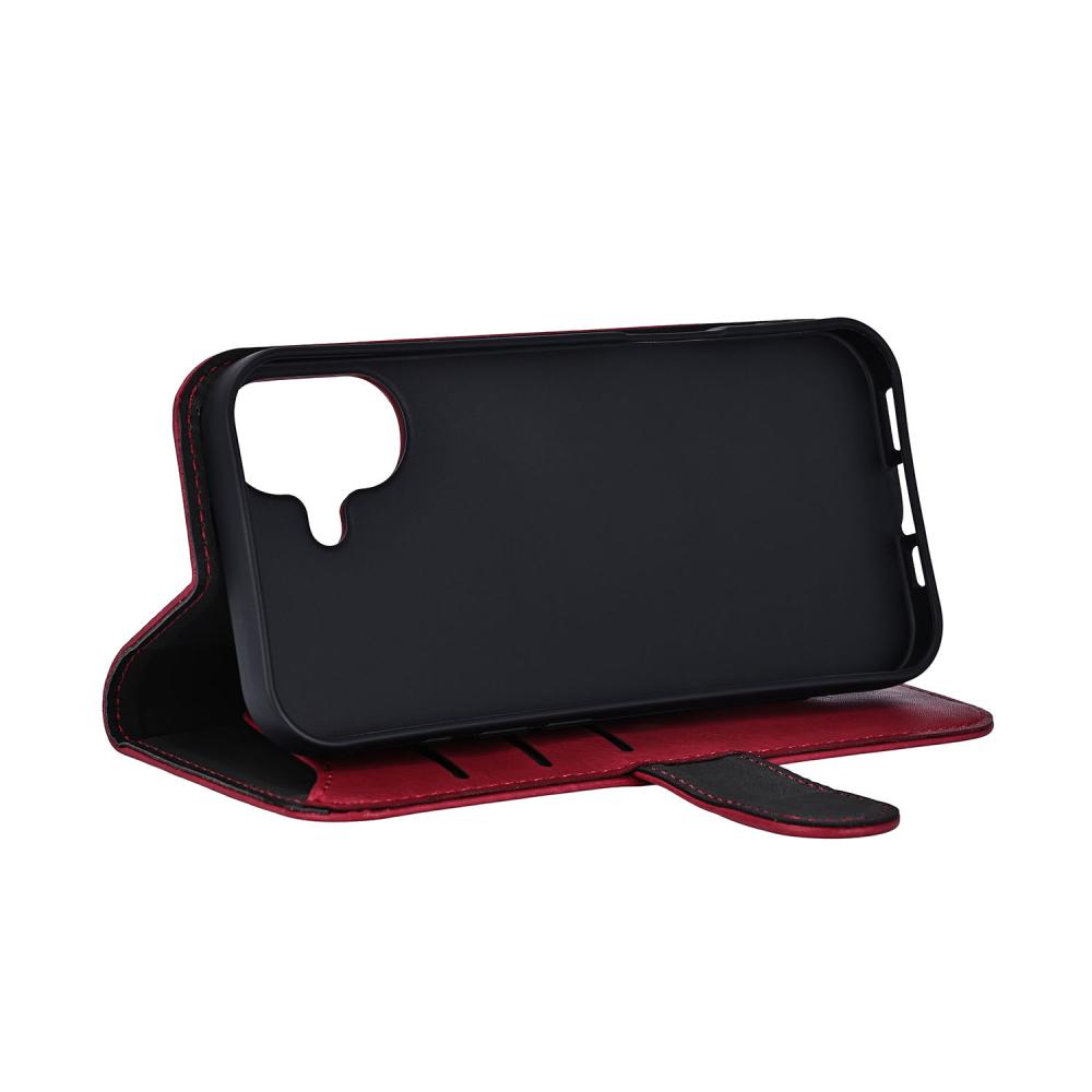 Gear Gear iPhone 17 Fodral MagSafe Läder Deep Red
