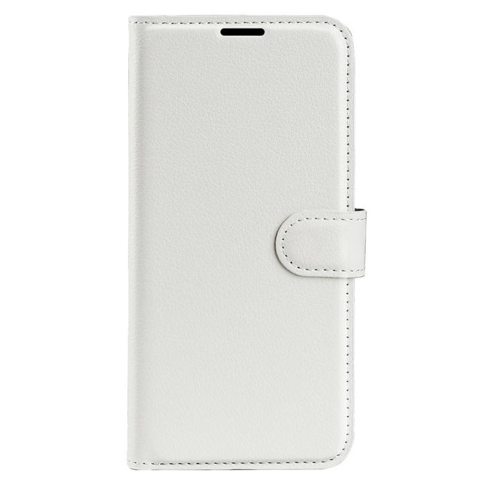 Bild 5,  Google Pixel 8 Fodral Litchi Textur Vit