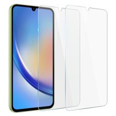 NORTHJO NORTHJO Galaxy A34 5G 2-PACK Sk&auml;rmskydd H&auml;rdat Glas