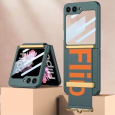 GKK GKK Galaxy Z Flip 6 / 7 FE Skal B&auml;lte Hybrid Gr&ouml;n/Orange