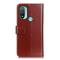  Motorola Moto E20 / E40 Fodral Tri-Color Brun