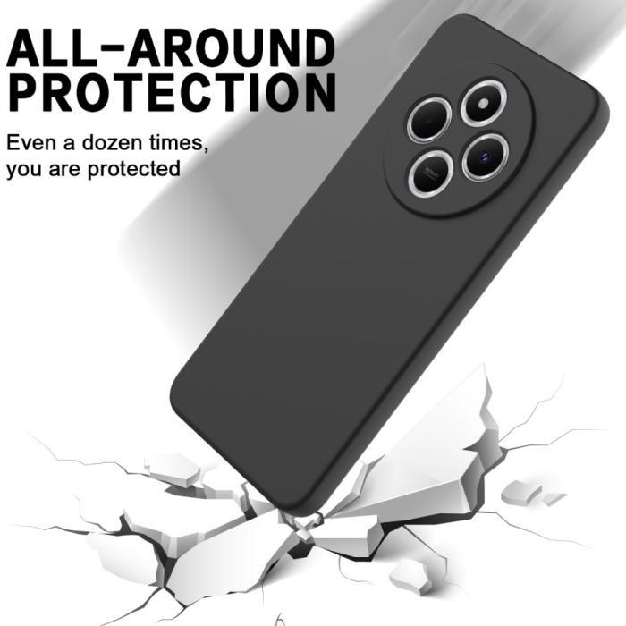 Bild 5,  Xiaomi Redmi 14C Skal Liquid Silikon Svart