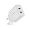 Tech-Protect Tech-Protect 20W PD 2x USB-C Väggladdare Vit