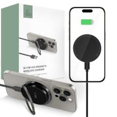 Tech-Protect Tech-Protect 15W Qi Magnetisk MagSafe Laddare Tr&aring;dl&ouml;s Svart