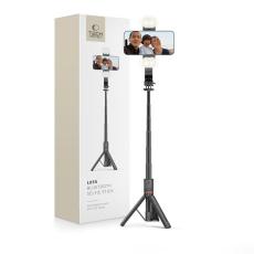 Tech-Protect Tech-Protect Bluetooth Selfie Stick Tripod Med Led Light Svart