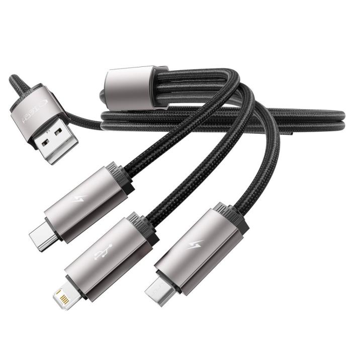 Bild 5, Tech-Protect Tech-Protect 1 m 3.5A 3in1 USB-C/Lightning/Micro Kabel UltraBoost