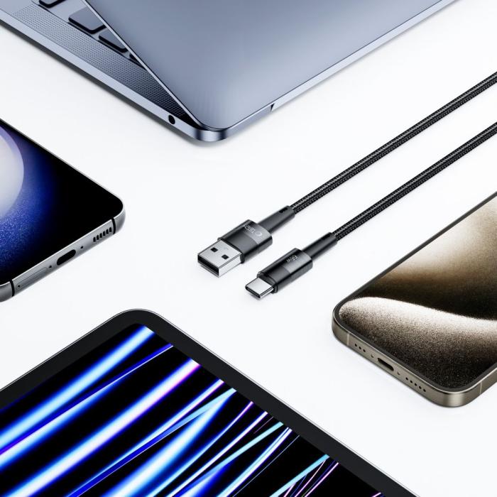 Bild 5, Tech-Protect Tech-Protect 0.5 m 66W/6A USB-C Kabel UltraBoost Grå