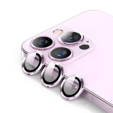 ENKAY ENKAY iPhone 14 Pro / 14 Pro Max Linsskydd Metall Ring Lila