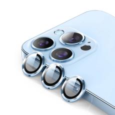 ENKAY ENKAY iPhone 14 Pro / 14 Pro Max Linsskydd Metall Ring Sierra Blue
