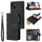  iPhone 14 Fodral Multifunktionell Flerfack Svart