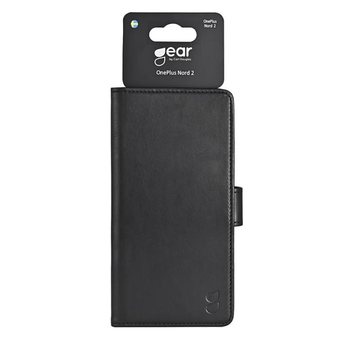 Bild 2, Gear GEAR OnePlus Nord 2 Fodral Läder Svart