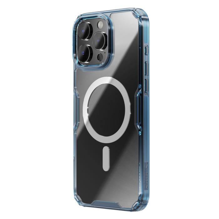 Bild 2, NILLKIN NILLKIN iPhone 16 Pro Max Skal MagSafe Pro Blå