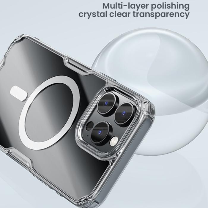 Bild 6, NILLKIN NILLKIN iPhone 16 Pro Max Skal MagSafe Pro Blå