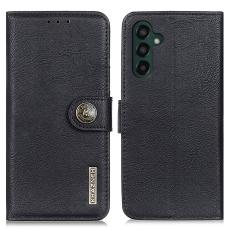 KHAZNEH KHAZNEH Galaxy A55 5G Fodral L&auml;der Svart
