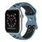 ColorPop Sportarmband Dual-Color Apple Watch 42/41/40/38 mm (M/L) Blå/Svart