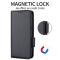  Motorola Edge 30 Neo Fodral Litchi Textur Svart