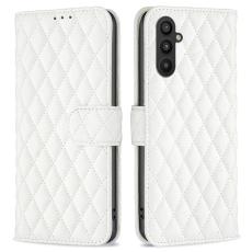  Samsung Galaxy A25 5G Fodral Diamond L&auml;der Vit