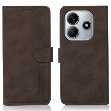 KHAZNEH KHAZNEH Xiaomi Redmi Note 14 4G Fodral Retro L&auml;der Brun