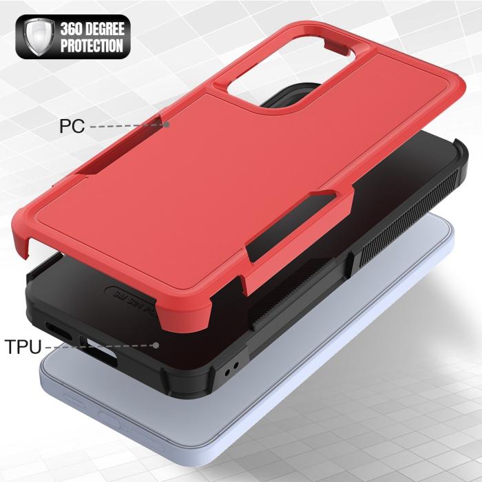 Bild 4,  Samsung Galaxy S25 Plus Skal Extreme Shockproof Röd