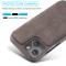 LC.IMEEKE iPhone 13 Mini - LC.IMEEKE Retro Flip Fodral - Brun