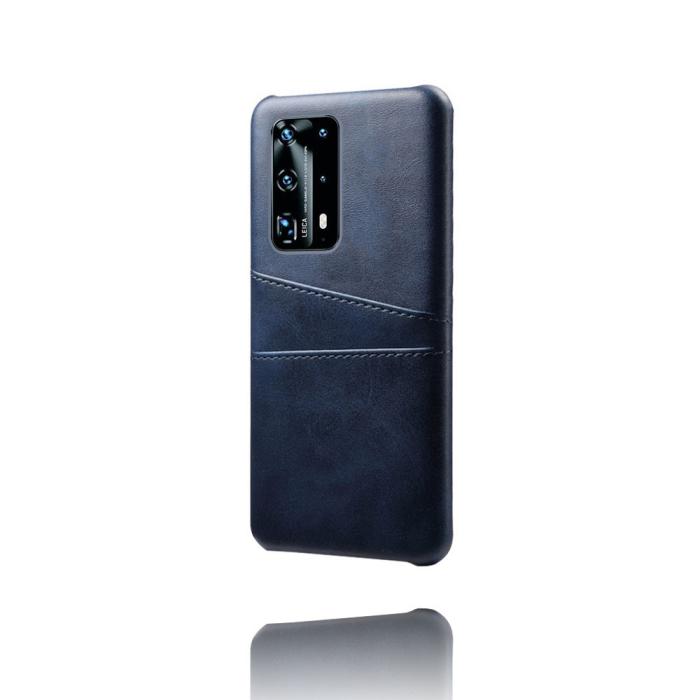 Bild 4,  Huawei P40 - Skal med Kortfack - Mörk Blå