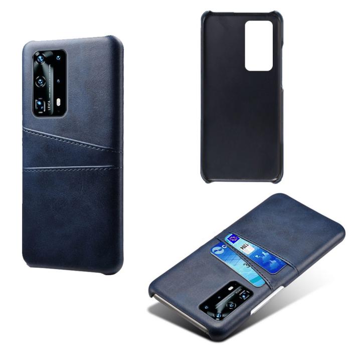 Bild 5,  Huawei P40 - Skal med Kortfack - Mörk Blå