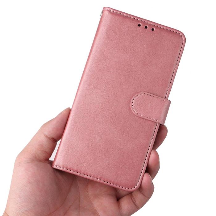 Bild 6,  Samsung Galaxy A14 4G/5G Fodral Läder Roséguld