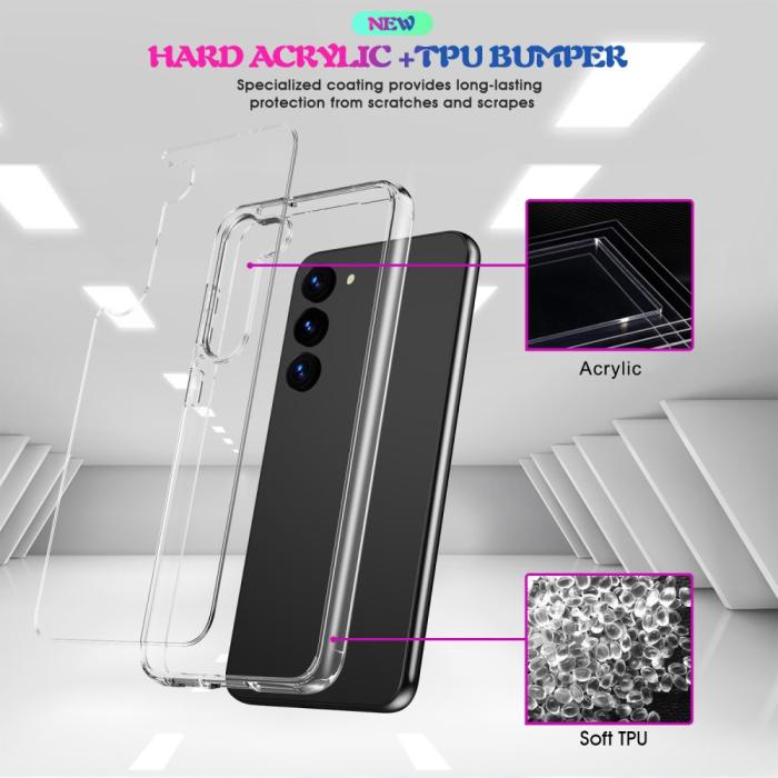 Bild 5,  Samsung Galaxy S23 Skal Akryl/TPU Transparent