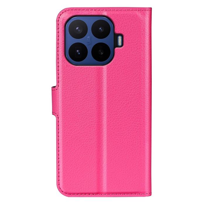 Bild 5,  Xiaomi 17T Pro Fodral Litchi Läder Mörk Rosa