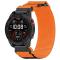  Klockarmband 26 mm Nylon Justerbart Orange/Svart
