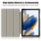  Samsung Galaxy Tab A9 Plus Fodral Tri-Fold PU Läder Svart