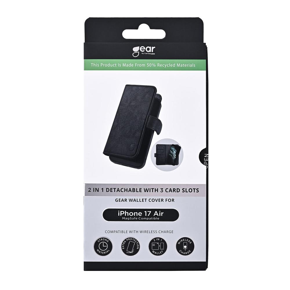 Gear Gear iPhone Air 2in1 MagSafe Magnet Fodral / Skal Svart