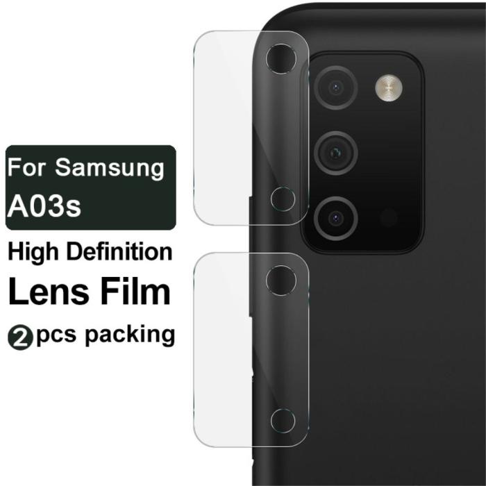Bild 4, IMAK IMAK Samsung Galaxy A03s Linsskydd 2-PACK Härdat Glas